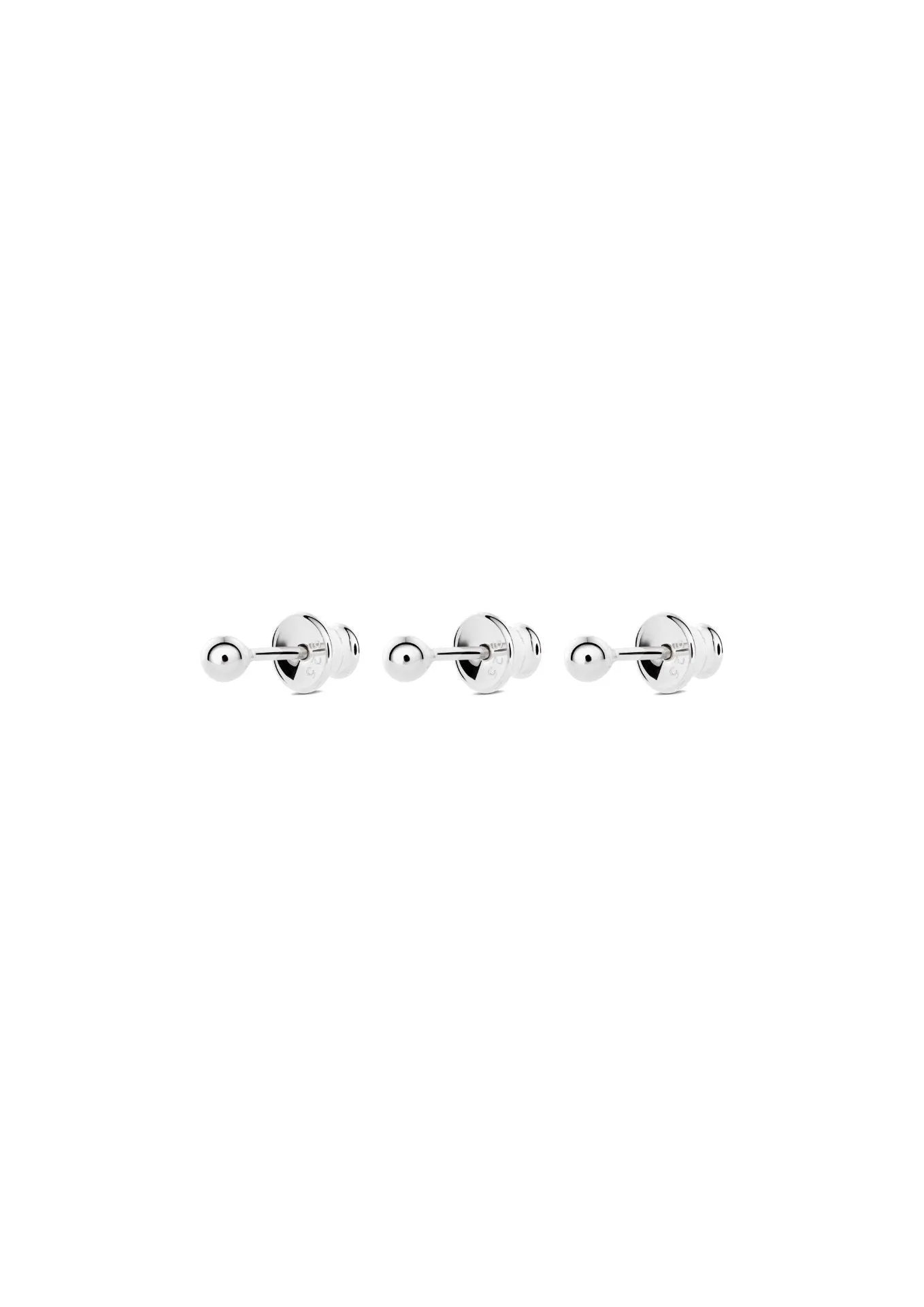 Pin Up Earrings Silver